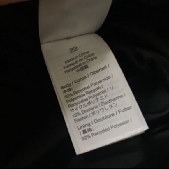 J Crew Black Jersey Lomellina Blouson Tassel Halter Strapless Swimsuit Sz 22 NWT - Picture 12 of 16